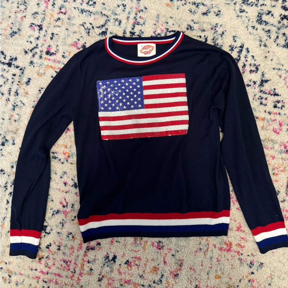 USA Flag Sweater
